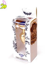 Plug-Jewellery Gold PLUG- Dark Blue