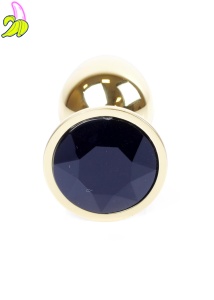 Plug-Jewellery Gold PLUG- Black