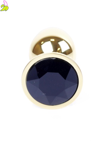 Plug-Jewellery Gold PLUG- Black