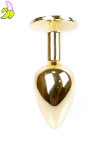 Plug-Jewellery Gold PLUG- Black