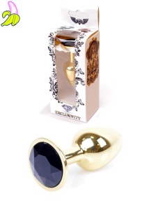 Plug-Jewellery Gold PLUG- Black