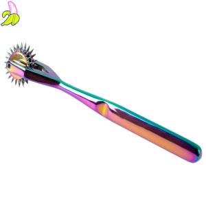 Metalowy Roller z kolcami- podwójny