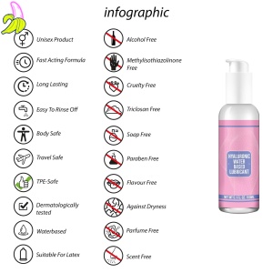 Waterbased Lubricant with Hyaluronic Acid - 150 ml