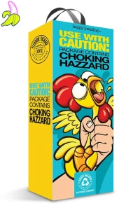 Masturbator męski Choking Hazzard 10,16cm