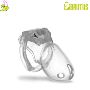 Brutus Klatka Cnoty na penisa- Stealth Chastity Cage Clear 10x3,5 cm