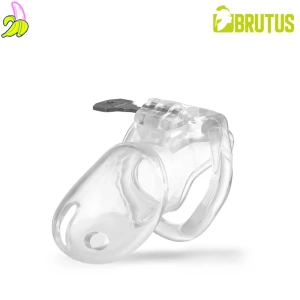 Brutus Klatka Cnoty na penisa- Stealth Chastity Cage Clear 10x3,5 cm