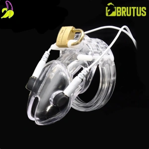 Brutus Klatka Cnoty z elektrostymulacją! Volt Electro Chastity Cage 7x3,5 cm