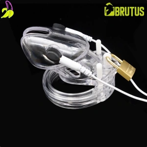 Brutus Klatka Cnoty z elektrostymulacją! Volt Electro Chastity Cage 7x3,5 cm