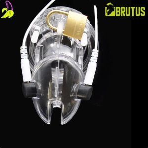 Brutus Klatka Cnoty z elektrostymulacją! Volt Electro Chastity Cage 7x3,5 cm