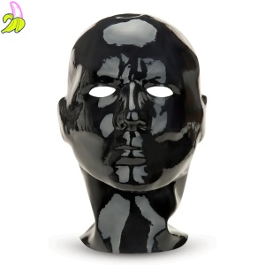 Prowler Latex Hood Red Black - Maska lateksowa