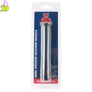 F&F prysznicowa końcówka irygacyjna do lewatywy z otworem na końcu 15 cm