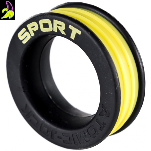Sportowy pierścień erekcyjny- Czarno-żółty