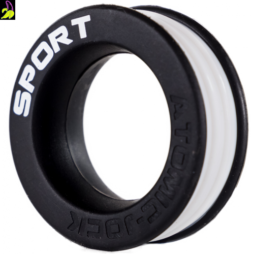 Sportowy pierścień erekcyjny- Czarno-biały