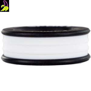 Sportowy pierścień erekcyjny- Czarno-biały