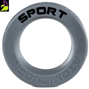 Sportowy pierścień erekcyjny- Szaro-czarny