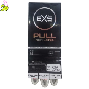 EXS Pull Latex-free condoms- Ultra Cienkie prezerwatywy bez lateksu 3 szt