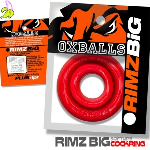 RIMZ BIG Softlips Cockring Red 20mm