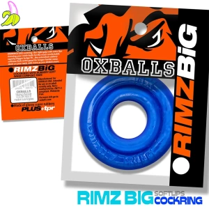 RIMZ BIG Softlips Cockring Blue 20mm
