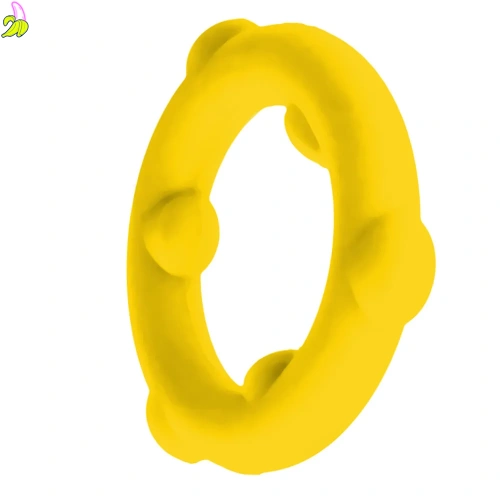 Oxballs Gearheads Cockring Yellow 25mm