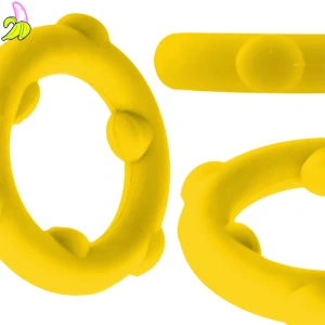 Oxballs Gearheads Cockring Yellow 25mm