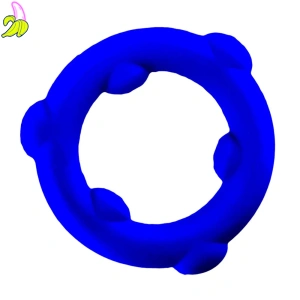 Oxballs Gearheads Cockring Blue 25mm