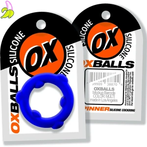 Oxballs Gearheads Cockring Blue 25mm