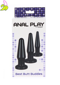 Anal Trainer Kit - zestaw 3 korków analnych
