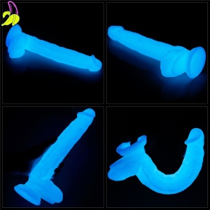 LoveToy Dildo Luminescencyjne 8" 20,5x4,5cm