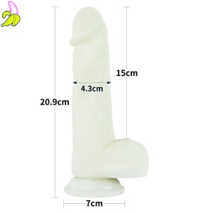 LoveToy Dildo Luminescencyjne 8" 20,5x4,5cm