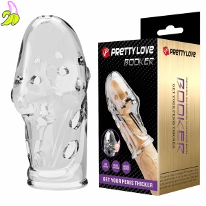 Pretty Love Penis Sleeve – Booker (Clear)