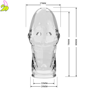 Pretty Love Penis Sleeve – Booker (Clear)
