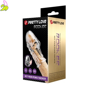 Pretty Love Penis Sleeve – Booker (Clear)