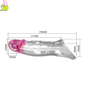 Pretty Love Penis Sleeve – Damell Clear Pink