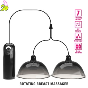 Pretty Love Joslyn Rotating Breast Massager – Black