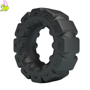 Crazy Bull Laiden Super Soft Silicone Cock Ring – Black