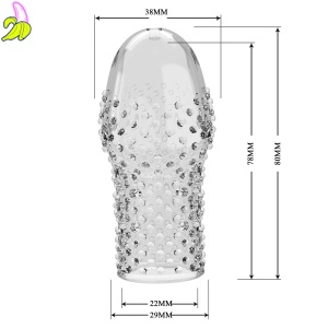 Pretty Love Penis Sleeve – Becks (Clear)