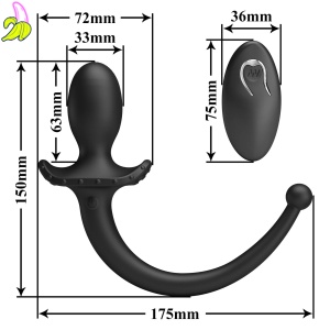 Mr. Play Remote Control Vibrating Anal Plug