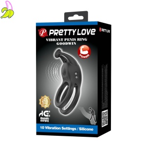 Pretty Love Goodwin Vibrating Double Penis Ring