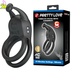 Pretty Love Goodwin Vibrating Double Penis Ring