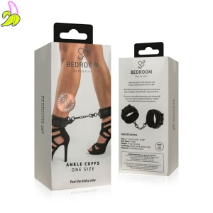 Bedroom Fantasies - Faux Leather Ankle Cuffs Black