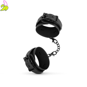 Bedroom Fantasies - Faux Leather Ankle Cuffs Black