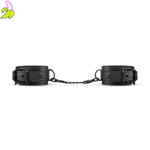 Bedroom Fantasies - Faux Leather Ankle Cuffs Black