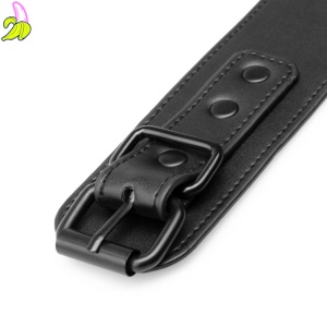 Bedroom Fantasies - Faux Leather Ankle Cuffs Black