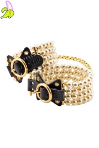 GUILTY PLEASURE BALLROOM PEARL ANKLE CUFFS