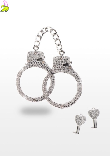 Diamond Wrist Cuffs Silver Silver