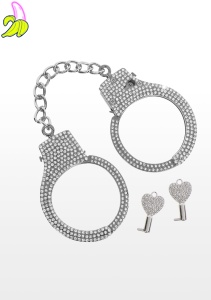 Diamond Wrist Cuffs Silver Silver