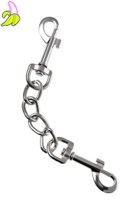 Anonymo handcuffs, PU leather, print, 19.5 cm