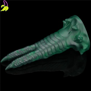 Savage Charm Double-Claw Vibrating Silicone Dildo