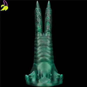 Savage Charm Double-Claw Vibrating Silicone Dildo