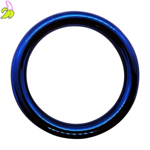Stalowy cocring 40mm niebieski